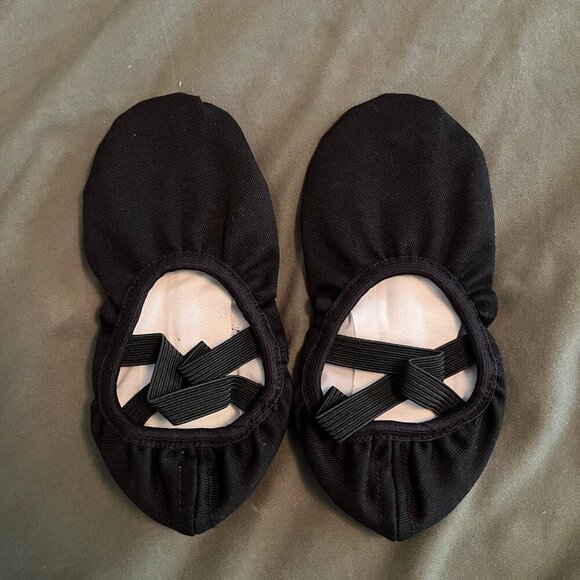 STELLE Highly Elastic Canvas Dance Shoes - Black - Size 10 - Picture 3 of 4